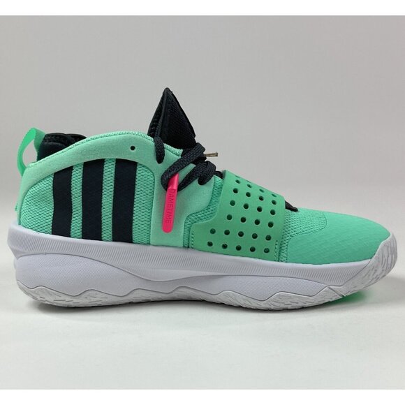 adidas Dame 8 EXTPLY Women 7.5 Pulse Mint Basketball Shoes Damian Lillard ID5677 - Picture 5 of 9